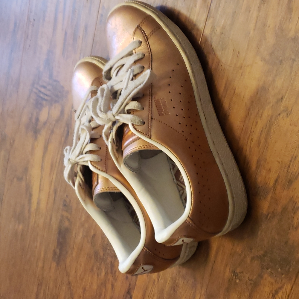 Puma rose gold sneakers sz 8